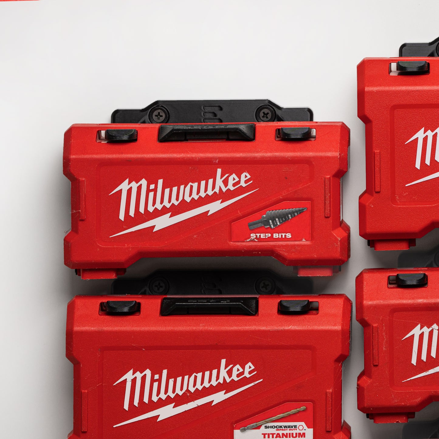 Milwaukee Drill Bit Box Wall Mounts (4 pack)