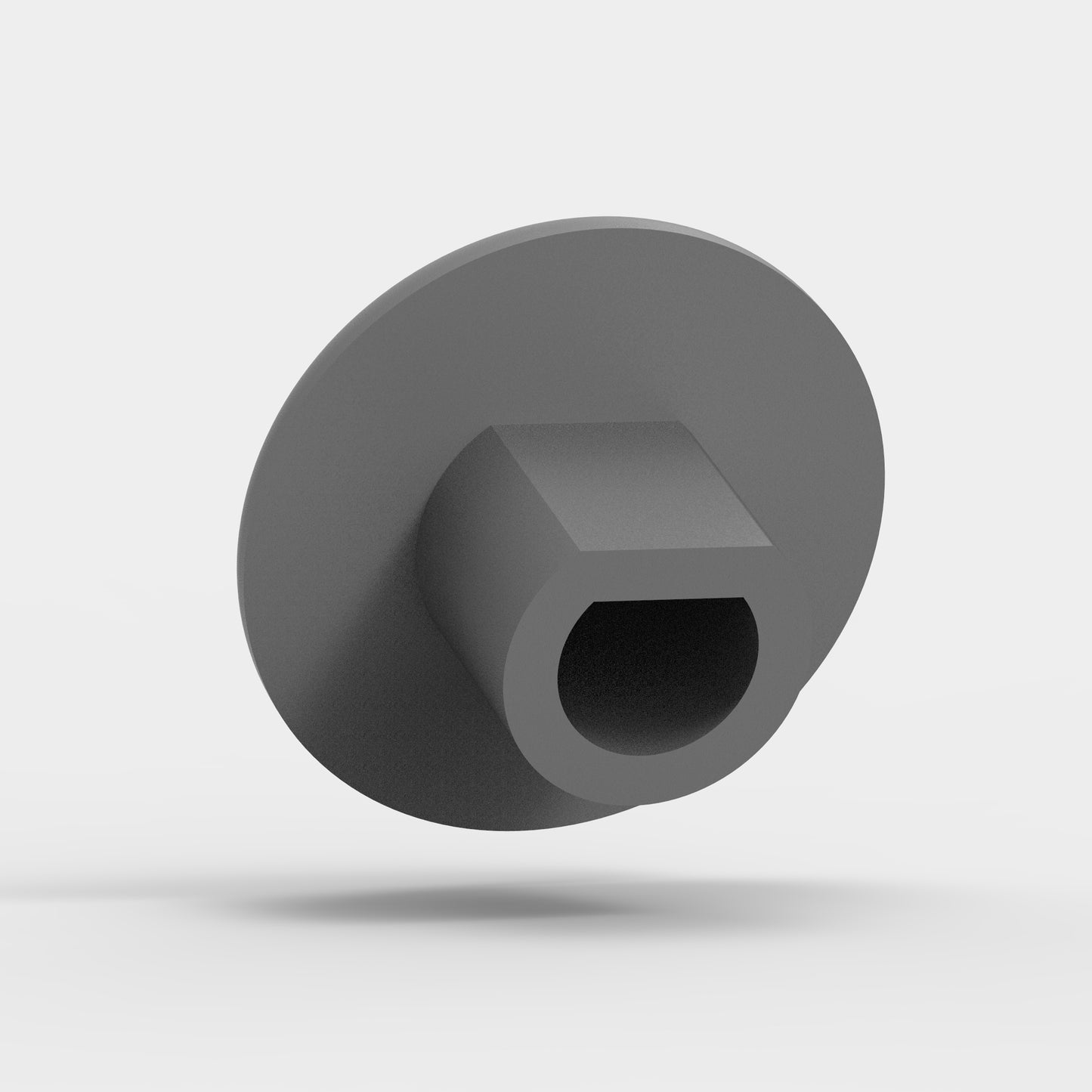 back view of WE1M659 start button showing mounting and stem fitment