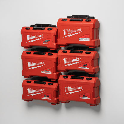 Milwaukee Drill Bit Box Wall Mounts (4 pack)