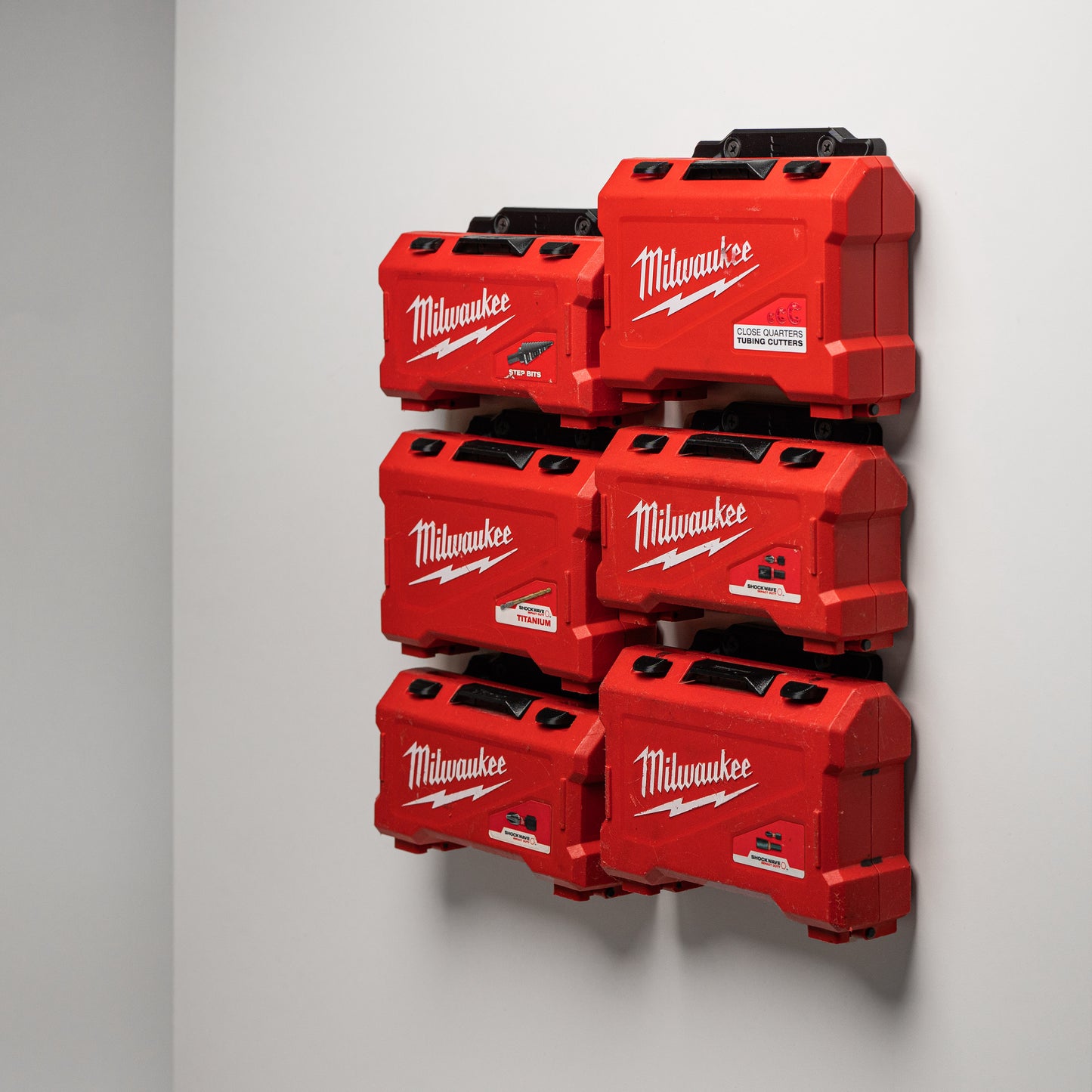Milwaukee Drill Bit Box Wall Mounts (4 pack)