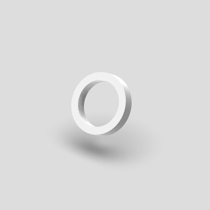 Side profile of freezer door hinge spacer WR1X1794 for GE refrigerators