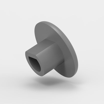 side profile of WE1M659 push-to-start button for GE dryers
