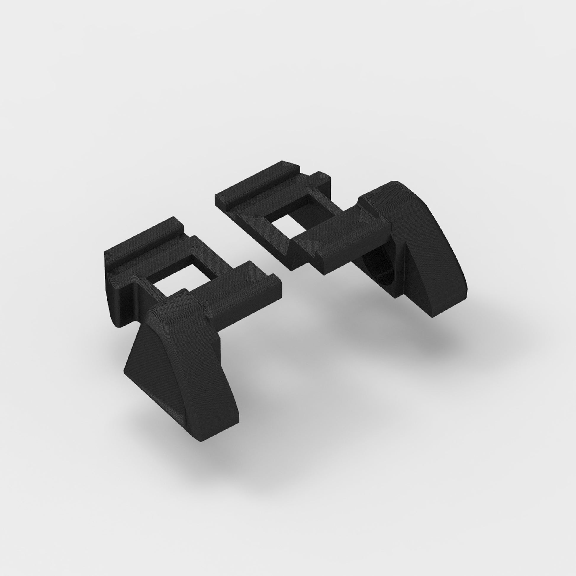 Solid black M18 battery clips