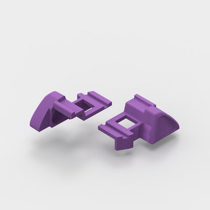 Glossy purple M18 clip replacements
