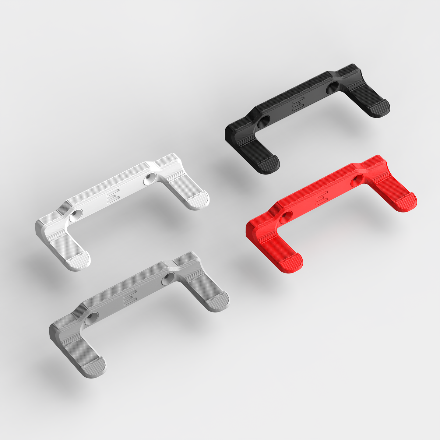 Milwaukee drill bit box wall mounts in four color options: black, red, white, and gray